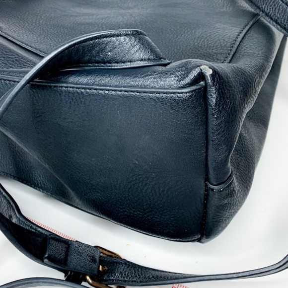 ALDO Black Faux Leather Backpack - Picture 5 of 8